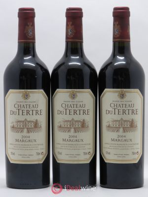 Château du Tertre 5ème Grand Cru Classé  2004 - Lot of 3 Bottles