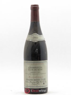 Chambertin Clos de Bèze Grand Cru Bruno Clair 1994 - Lot de 1 Bouteille