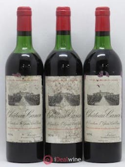 Château Canon 1er Grand Cru Classé B (no reserve) 1976 - Lot of 3 Bottles