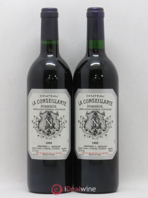 Château la Conseillante  1992 - Lot of 2 Bottles