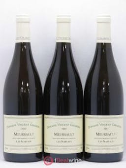 Meursault Les Narvaux Domaine Vincent Girardin 2002 - Lot of 3 Bottles