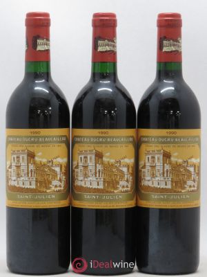 Château Ducru Beaucaillou 2ème Grand Cru Classé  1990 - Lot of 3 Bottles