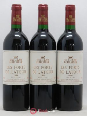 Les Forts de Latour Second Vin  1992 - Lot de 3 Bouteilles