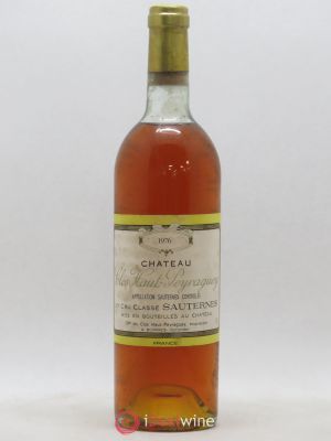 Clos Haut-Peyraguey 1er Grand Cru Classé  1976 - Lot of 1 Bottle