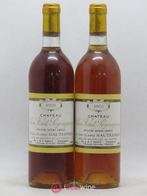 Clos Haut-Peyraguey 1er Grand Cru Classé  1988 - Lot of 2 Bottles