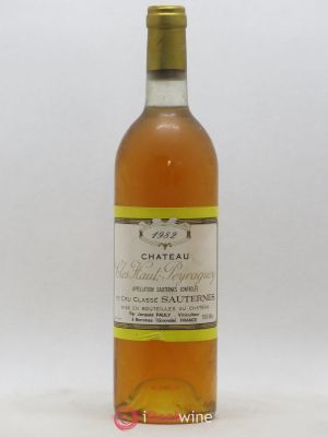 Clos Haut-Peyraguey 1er Grand Cru Classé  1982 - Lot of 1 Bottle