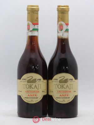 Tokaji Aszu Aszu 5 Puttonyos Disznoko (Domaine)  1988 - Lot of 2 Bottles