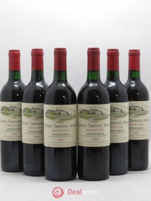 Château Troplong Mondot 1er Grand Cru Classé B  1991 - Lot of 6 Bottles