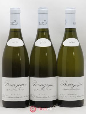 Bourgogne Leroy SA  2014 - Lot de 3 Bouteilles