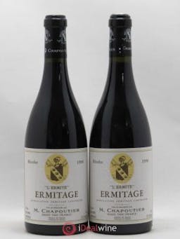 Hermitage Ermitage l'Ermite Chapoutier  1996 - Lot of 2 Bottles