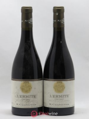 Hermitage Ermitage l'Ermite Chapoutier  2005 - Lot of 2 Bottles
