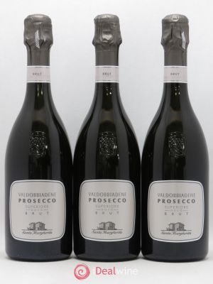 Italie DOCG Prosecco Superiore Santa Margherita Valdobbiadene Brut (no reserve)  - Lot of 3 Bottles