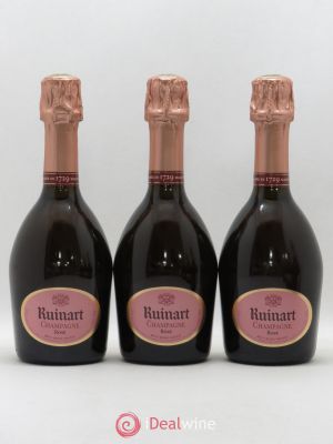 Brut Rosé Ruinart   - Lot of 3 Half-bottles