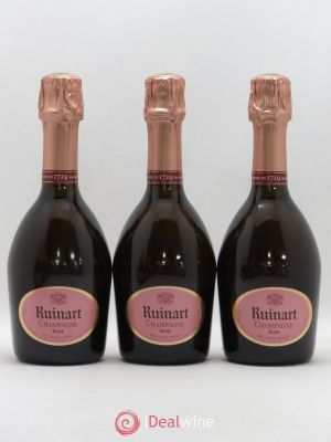 Brut Rosé Ruinart   - Lot de 3 Demi-bouteilles