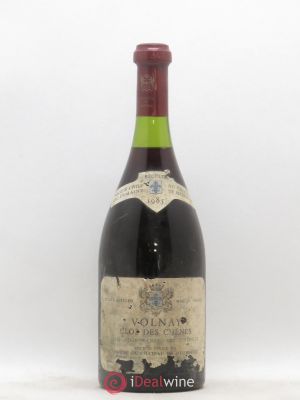 Volnay 1er Cru Clos des Chênes Château de Meursault  1985 - Lot of 1 Bottle