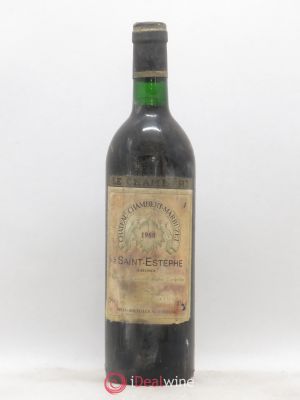 Château Chambert-Marbuzet Cru Bourgeois  1988 - Lot of 1 Bottle