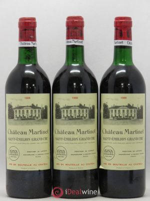 Château Martinet (no reserve) 1988 - Lot of 3 Bottles