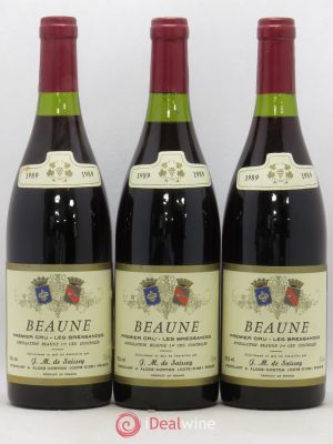 Beaune 1er Cru Les Bressandes De Saissey (no reserve) 1989 - Lot of 3 Bottles