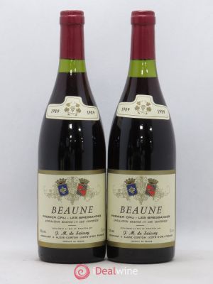 Beaune 1er Cru Les Bressandes De Saissey (no reserve) 1989 - Lot of 2 Bottles