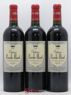 Château Barde Haut Grand Cru Classé (no reserve) 1999 - Lot of 3 Bottles