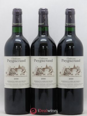 Château Puygueraud (no reserve) 2000 - Lot of 3 Bottles