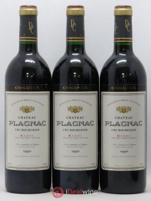 Médoc Château Blagnac (no reserve) 1990 - Lot of 3 Bottles