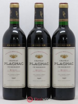 Médoc Château Blagnac (no reserve) 1990 - Lot of 3 Bottles