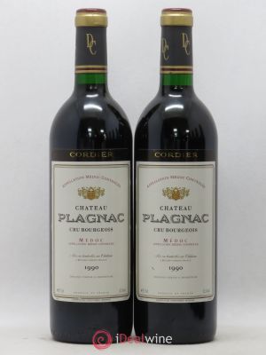 Château Plagnac Cru Bourgeois (no reserve) 1990 - Lot of 2 Bottles