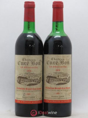 Saint-Émilion Grand Cru Château Cure Bon La Madelaine (no reserve) 1979 - Lot of 2 Bottles