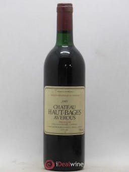Château Haut Bages Averous Cru Bourgeois (sans prix de réserve) 1985 - Lot de 1 Bouteille