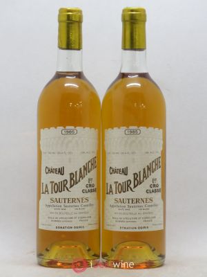 Château la Tour Blanche 1er Grand Cru Classé (no reserve) 1985 - Lot of 2 Bottles