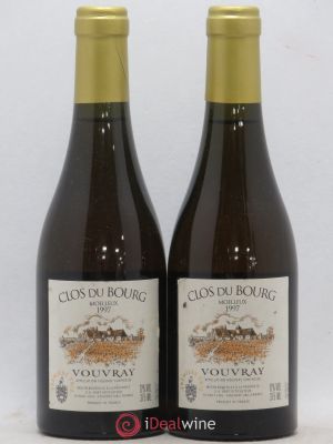 Vouvray Clos du Bourg Moelleux Huet (Domaine) Première Trie (sans prix de réserve) 1997 - Lot de 2 Demi-bouteilles