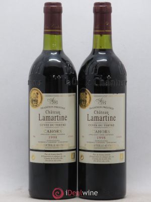 Cahors Lamartine Cuvée du Tertre (sans prix de réserve) 1998 - Lot de 2 Bouteilles