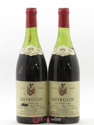 Morgon Les Grands Cras Delafond Moreau (no reserve) (no reserve) 1978 - Lot of 2 Bottles