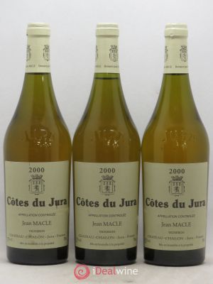 Côtes du Jura Jean Macle (sans prix de réserve) 2000 - Lot de 3 Bouteilles