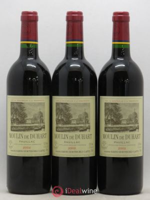 Moulin de Duhart Second vin (sans prix de réserve) 2002 - Lot de 3 Bouteilles