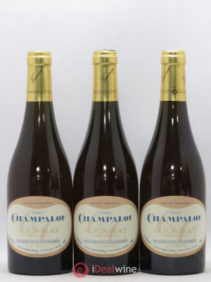 Vouvray Champalou Trie de Vendange 50cl (no reserve) 2003 - Lot of 3 Bottles