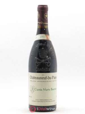 Châteauneuf-du-Pape Marie Beurrier Henri Bonneau & Fils (no reserve) 2003 - Lot of 1 Bottle