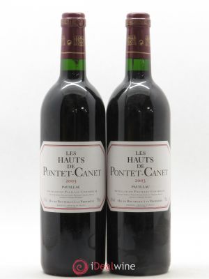 Les Hauts de Pontet-Canet Second Vin (no reserve) 2003 - Lot of 2 Bottles