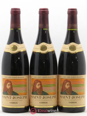 Saint-Joseph Lieu-dit Saint-Joseph Guigal (no reserve) 2003 - Lot of 3 Bottles