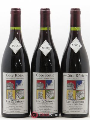 Côte-Rôtie Les 4 Saisons A. et D. Gerin (sans prix de réserve) 2003 - Lot de 3 Bouteilles