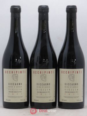 Italie Nero d'Avola Occhipinti Siccagno (no reserve) 2011 - Lot of 3 Bottles
