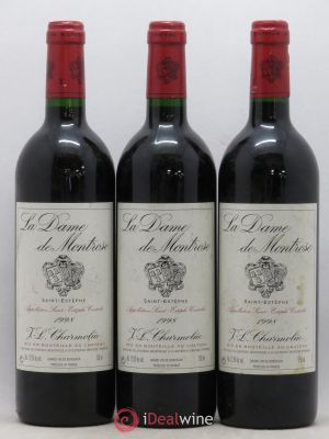 La Dame de Montrose Second Vin (sans prix de réserve) 1998 - Lot de 3 Bouteilles