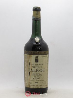 Château Talbot 4ème Grand Cru Classé (sans prix de réserve) 1966 - Lot de 1 Magnum