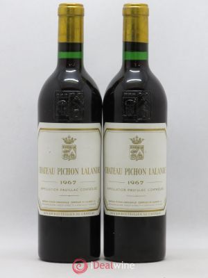 Château Pichon Longueville Comtesse de Lalande 2ème Grand Cru Classé (no reserve) 1967 - Lot of 2 Bottles