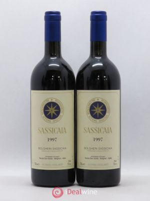 Bolgheri DOC Sassicaia Tenuta San Guido (no reserve) 1997 - Lot of 2 Bottles