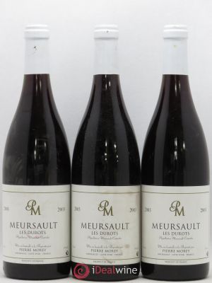 Meursault Les Durots Pierre Morey (Domaine) (no reserve) 2003 - Lot of 3 Bottles