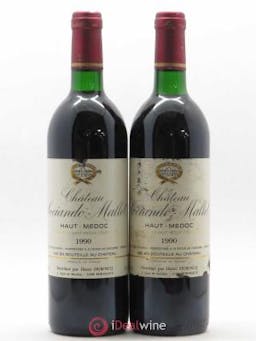 Château Sociando Mallet (no reserve) 1990 - Lot of 2 Bottles