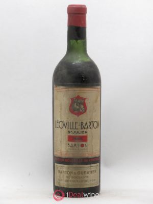 Château Léoville Barton 2ème Grand Cru Classé (no reserve) 1955 - Lot of 1 Bottle