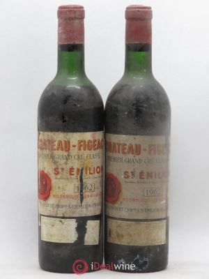 Château Figeac 1er Grand Cru Classé A (no reserve) 1962 - Lot of 2 Bottles